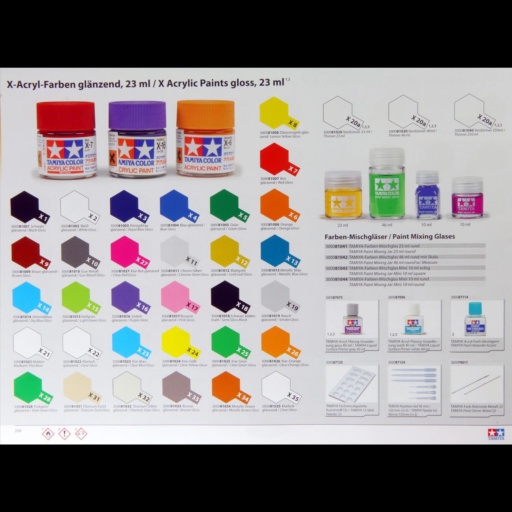 Tamiya-Farbtafel -X-