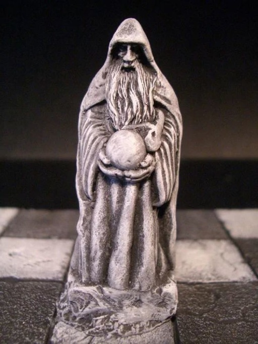 ZITERDES 79100 - Statue "Seher" , unbemalt , 28-32MM