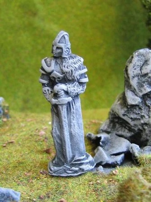 ZITERDES 79112 - Statue "Kriegerin" , unbemalt , 28-32MM