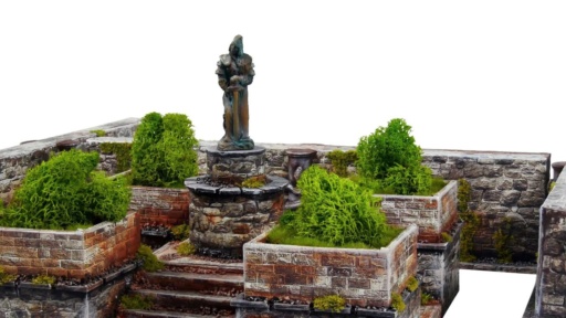 ZITERDES 79112 - Statue "Kriegerin" , unbemalt , 28-32MM