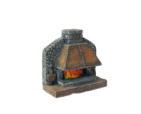ZITERDES 79143 - Kamin , unbemalt , 28-32MM