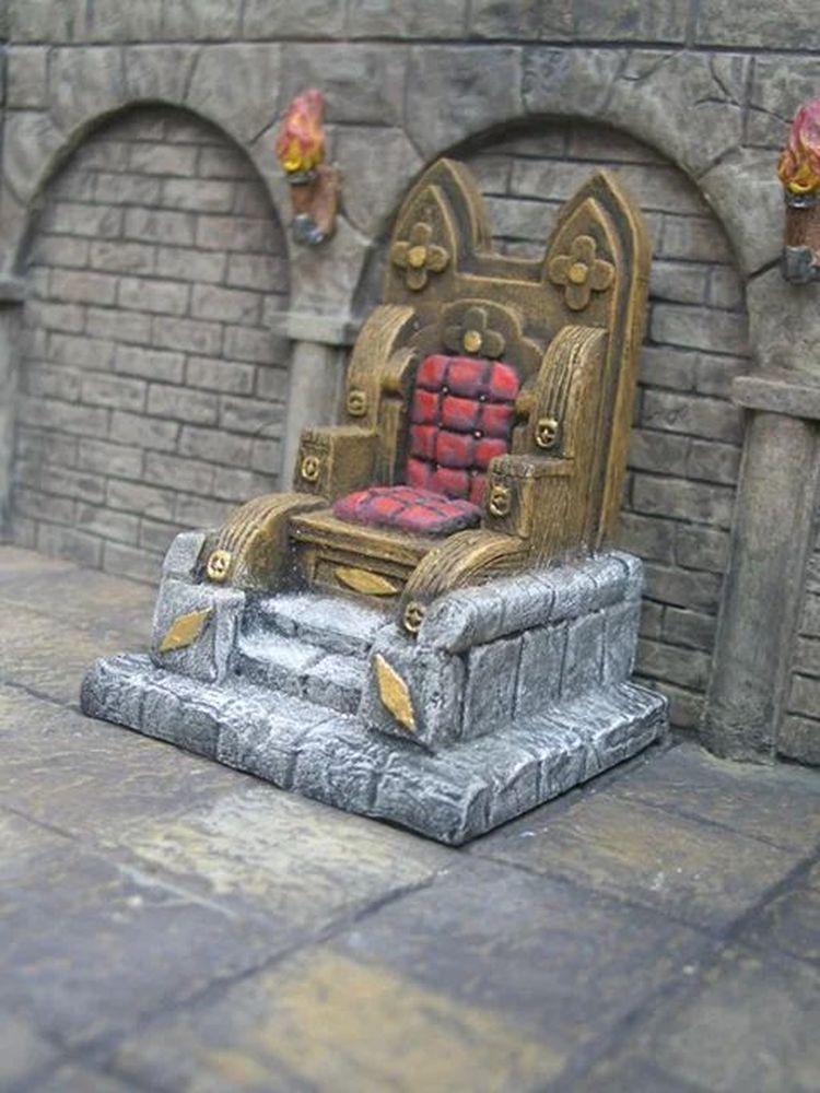 ZITERDES 79155 - Herrscherthron 4 ZITERDES 79155 - Herrscherthron , unbemalt , 28-32MM