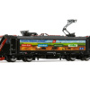 Arnold HN2515 - HN2515 Erfurter Bahnservice, Elektrolokomotive 187 420-5, in schwarz/roter Lackierung mit "K+S" Werbung, Ep. VI